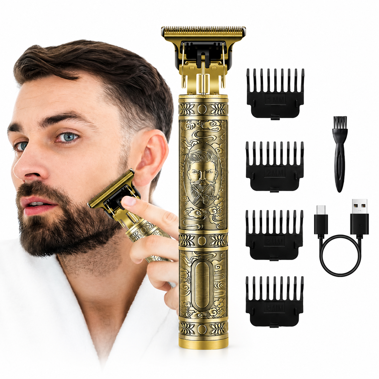 Trimer t9 corta pelo Afinador.